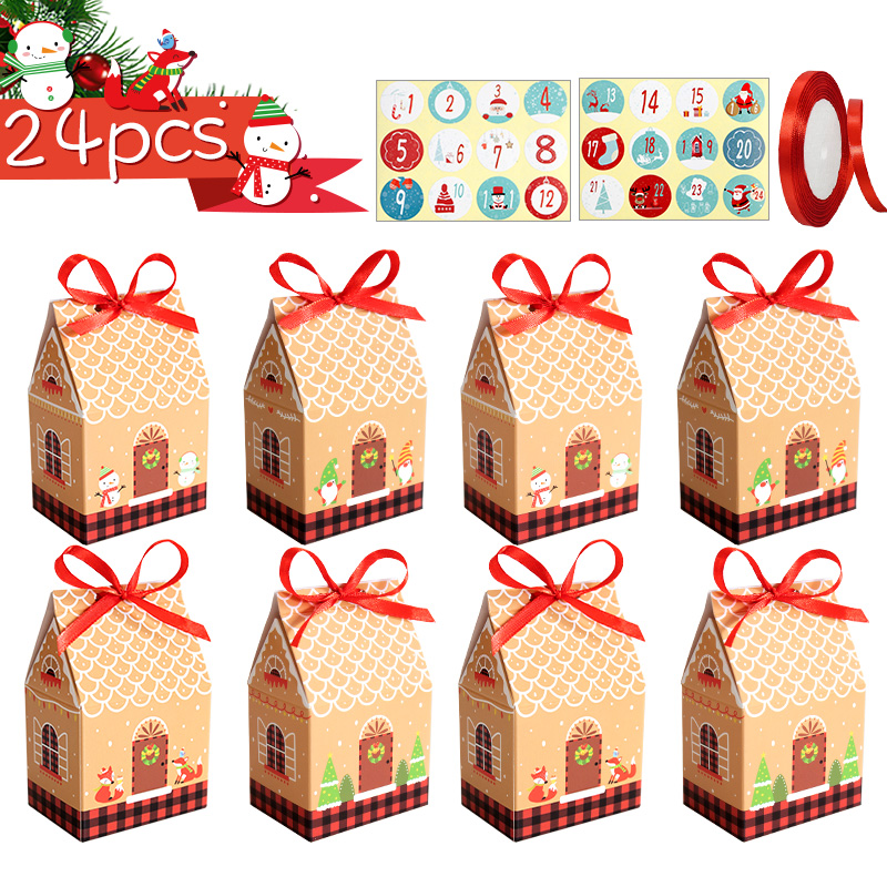 24Sets Christmas Advent Calend - Advent Calendar Gift recension och pris