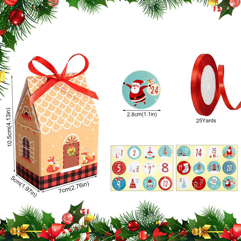 24Sets Christmas Advent Calend - Advent Calendar Gift recension och pris