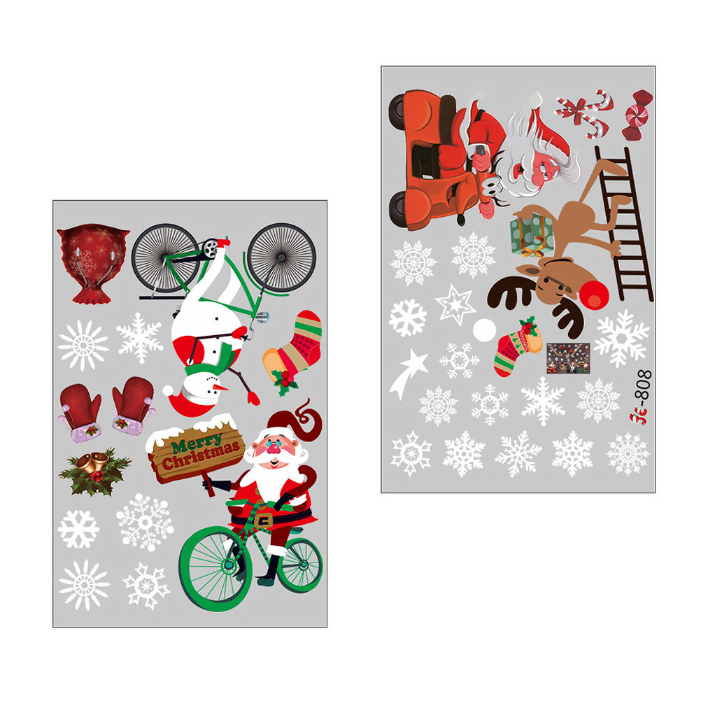 Window Winter Sticker Scene Ho - Snowflake Window Decal recension och pris