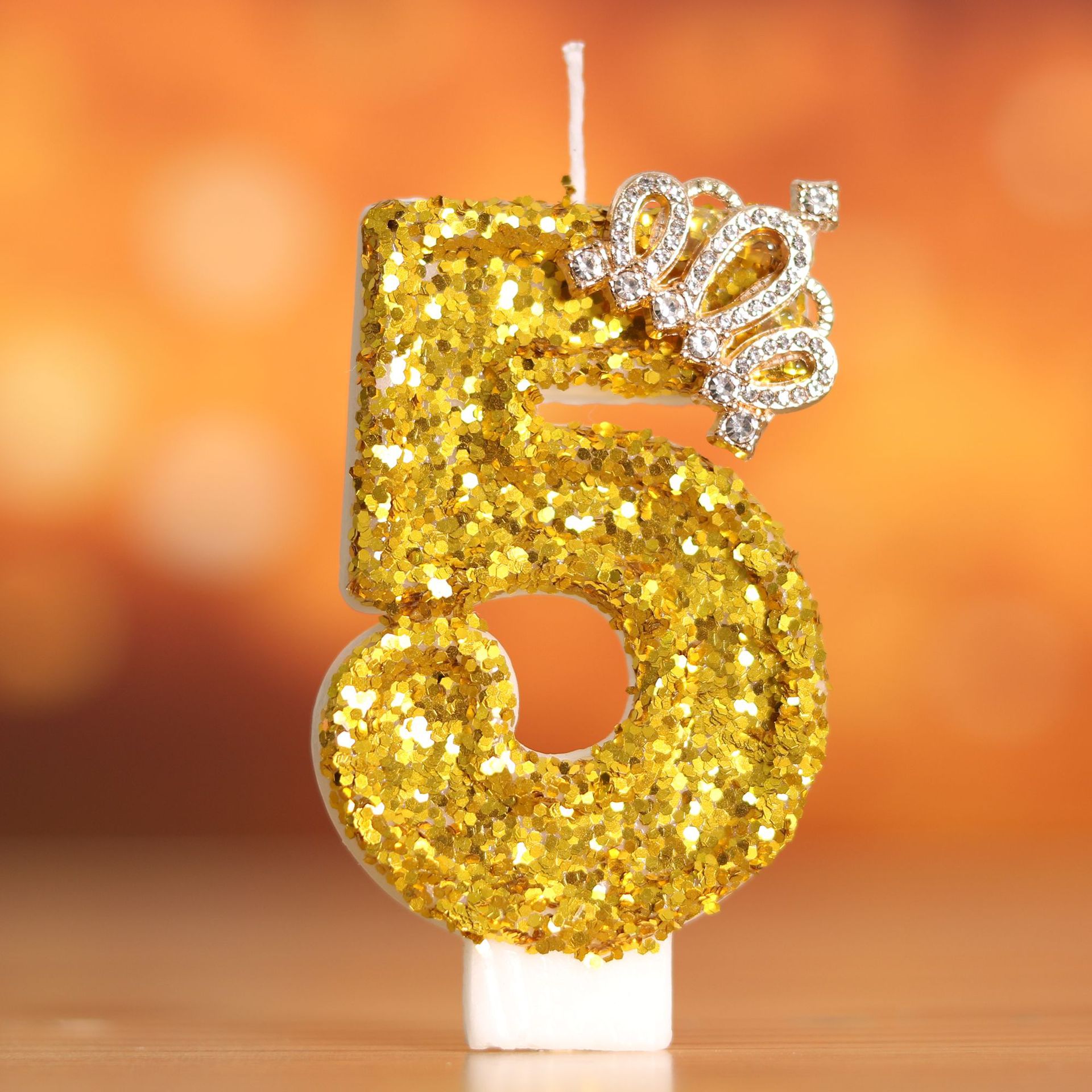 Digital Birthday Cake Gold Cro - Holiday Candle Set recension och pris