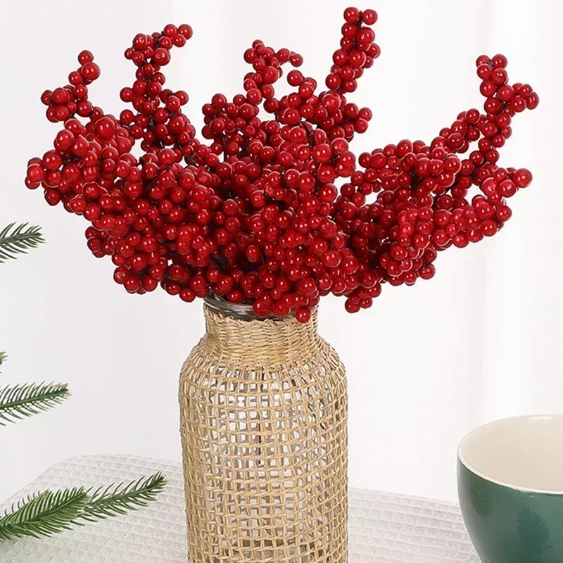 Christmas Artificial Red Berri - Christmas Wreath Fake recension och pris