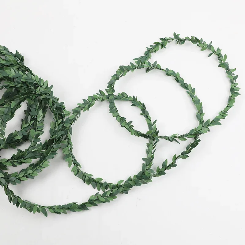 7 Meters Iron Wire Green Leaf  - Christmas Wreath Fake recension och pris
