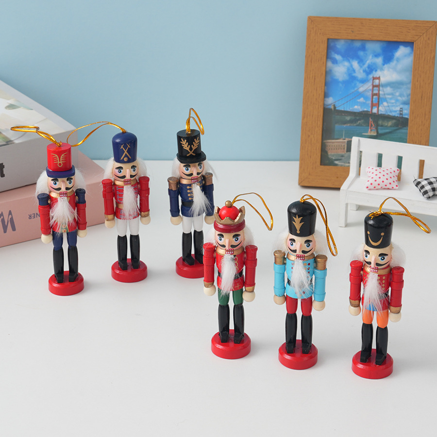 6pcs Christmas Nutcracker Wood - Nutcracker Figurine recension och pris