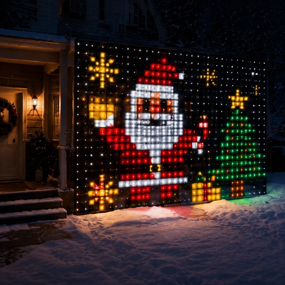LED Pixel Curtain Lights Bluet - Led Fairy String Lights recension och pris