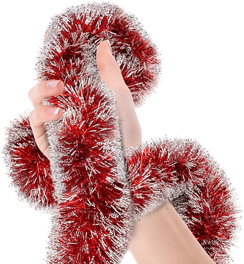 2M Christmas Metallic Streamer - Tinsel Garland Decoration recension och pris