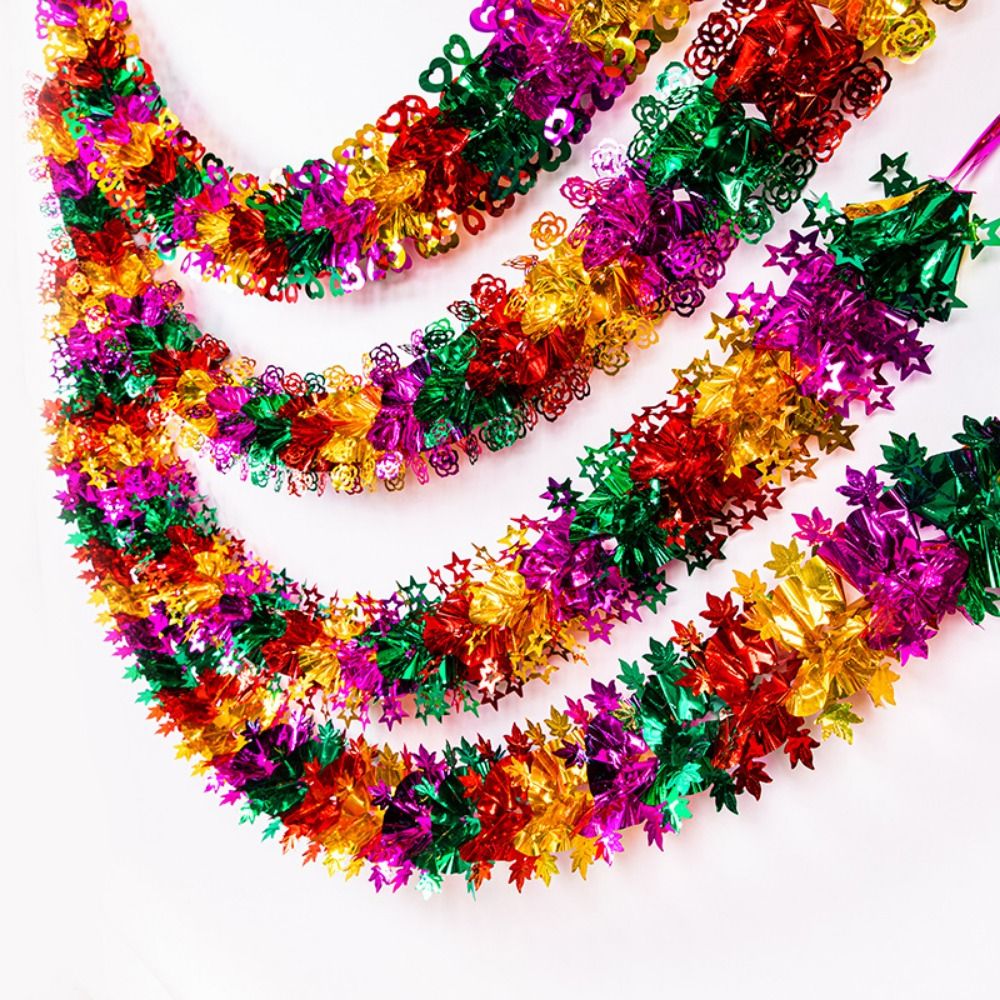 3D Christmas Foil Garlands DIY - Tinsel Garland Decoration recension och pris