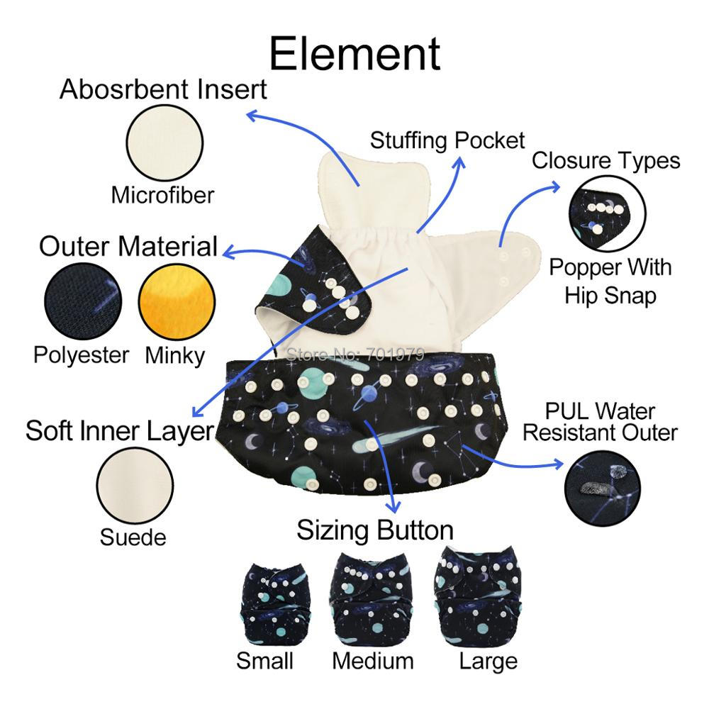1pc ALVABABY Pocket Diaper for - Pampers Diaper Premium Care recension och pris