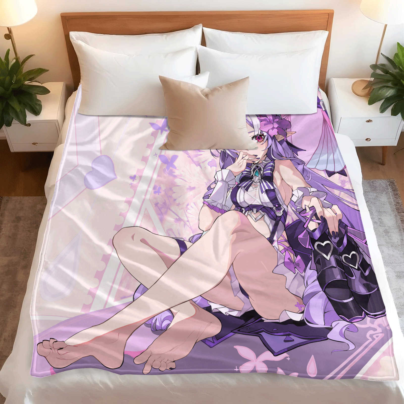 Cartoon Zenless Zone Zero  Fla - Christmas Throw Blanket recension och pris