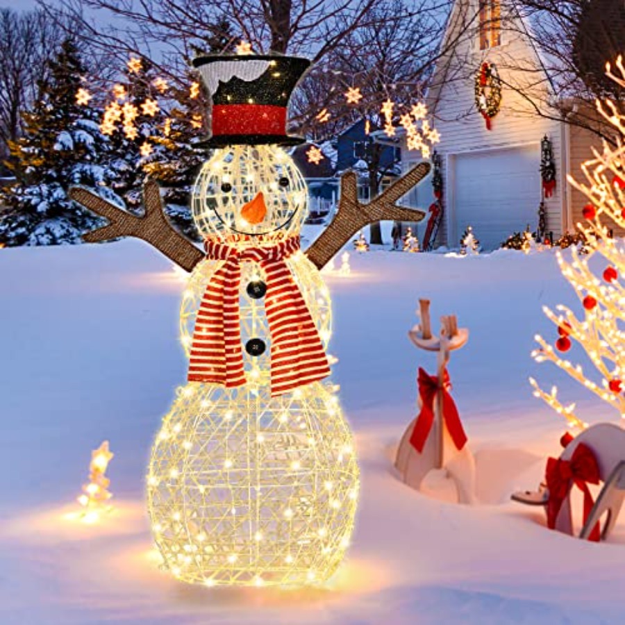 Christmas Outdoor Lighted Snow - Christmas Lights Outdoor recension och pris