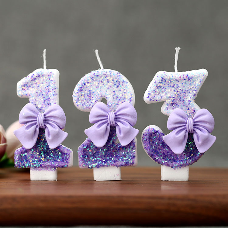 Creative Glitter Gradual Purpl - Holiday Candle Set recension och pris