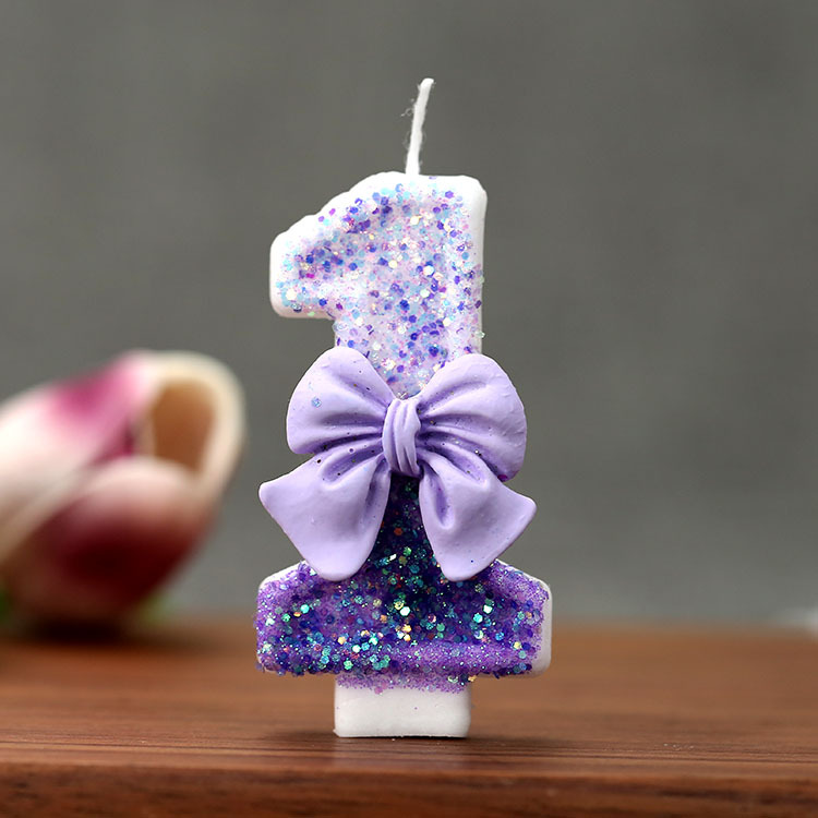 Creative Glitter Gradual Purpl - Holiday Candle Set recension och pris