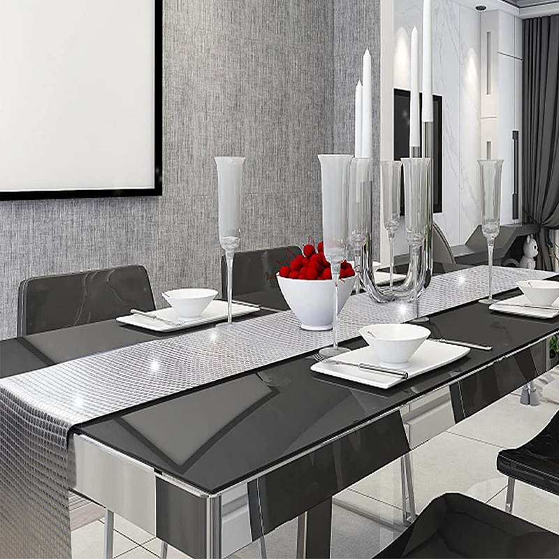 Shiny Mirror Gold/Silver Foil  - Christmas Table Runner recension och pris