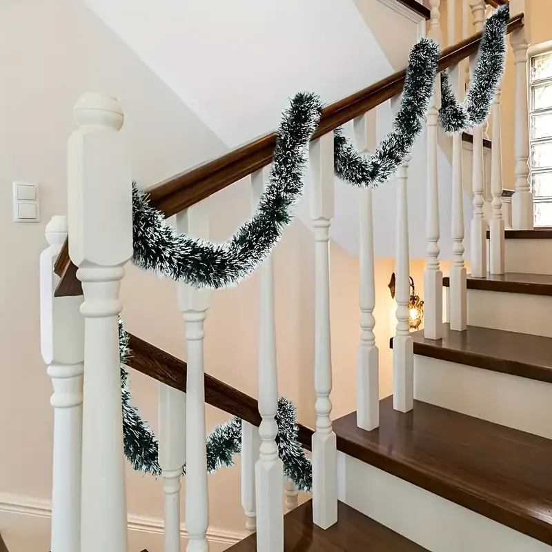 1/3/5PCS 2M Metallic Green Whi - Tinsel Garland Decoration recension och pris