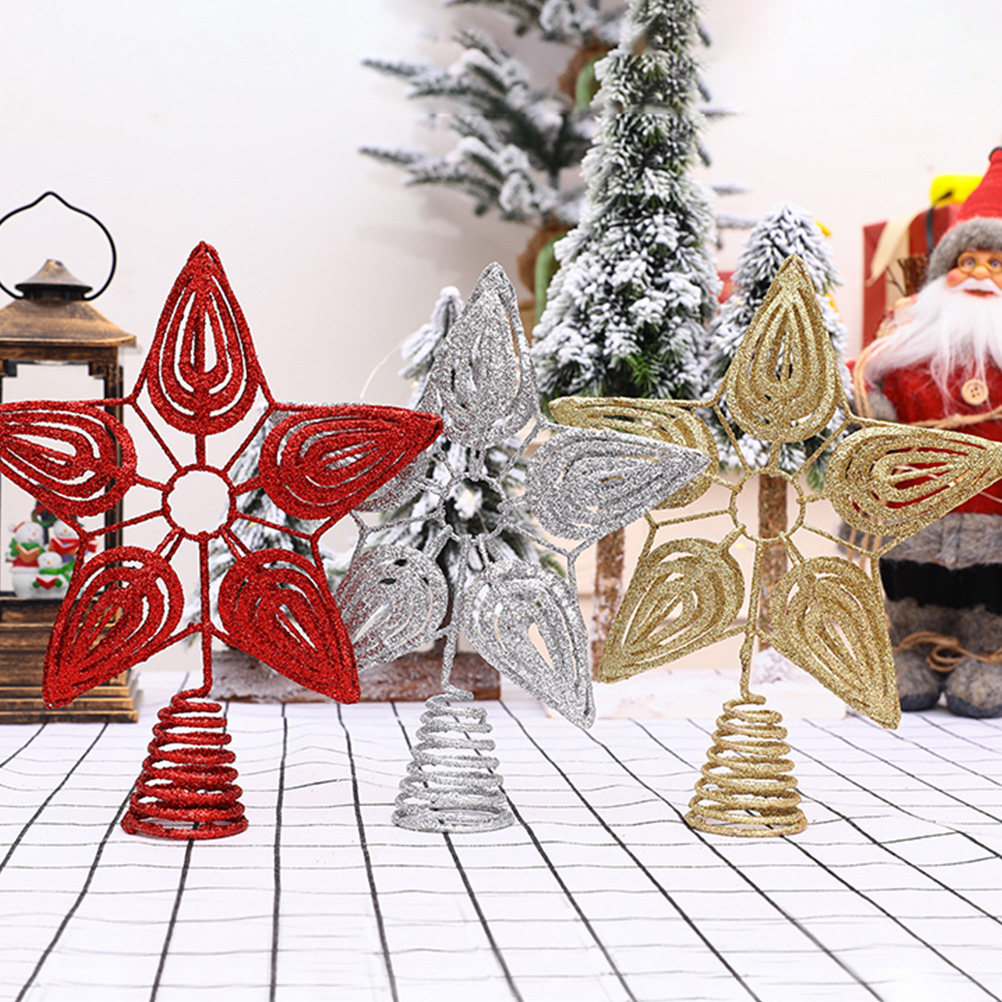 1Pcs Star Christmas Tree Toppe - Star Tree Topper recension och pris