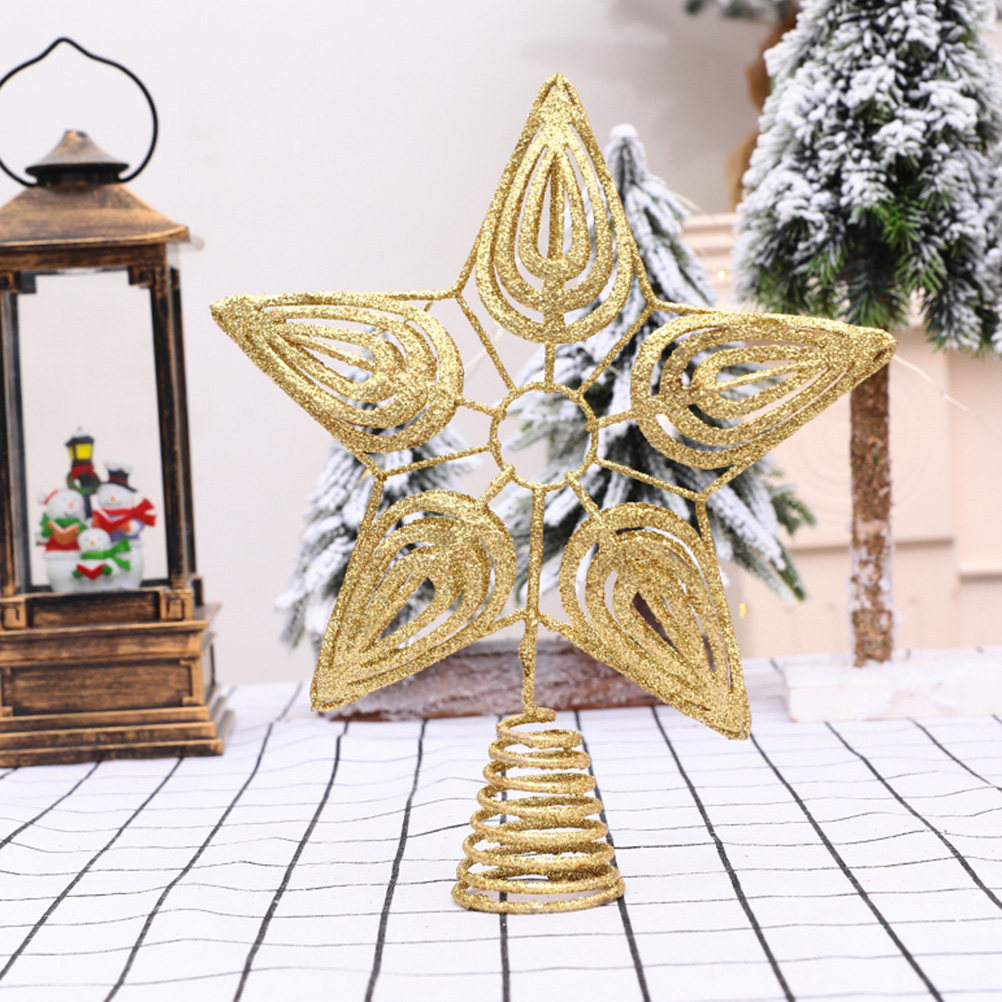 1Pcs Star Christmas Tree Toppe - Star Tree Topper recension och pris