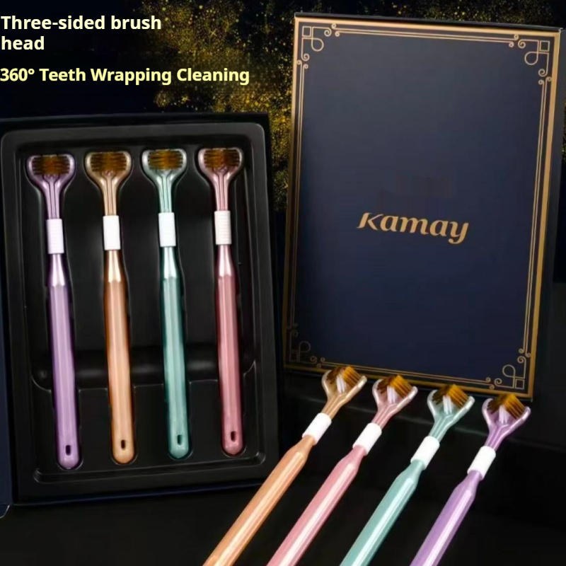 4-piece set of toothbrushes in - Gift Box Wrap Set recension och pris